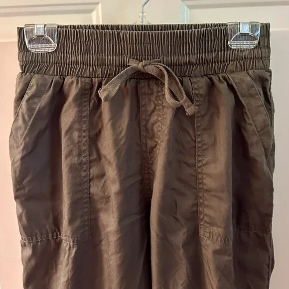 A New Day Women's High-Rise Woven Ankle Jogger Pants Green Size XS - Picture 4 of 4